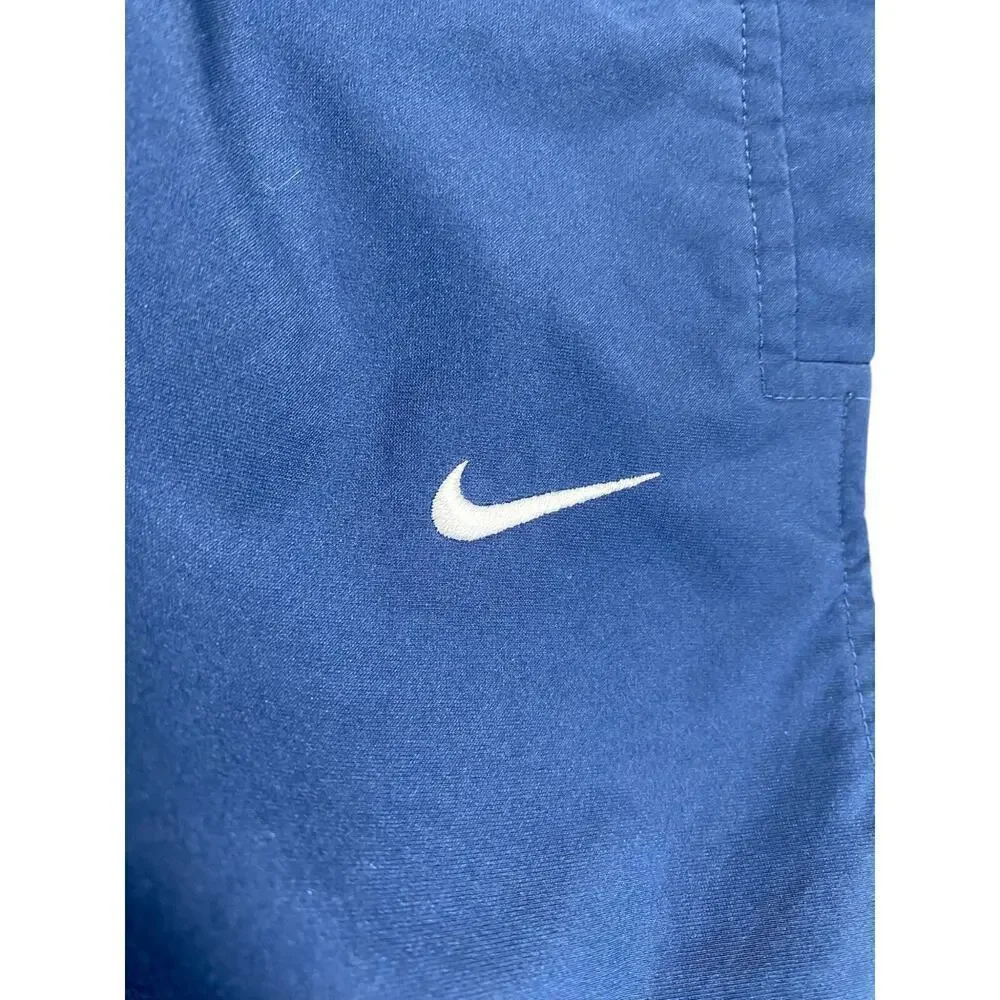 Nike Boys Blue & Gray Track Pants – Size Medium (10-12) – Y2K Vintage Style